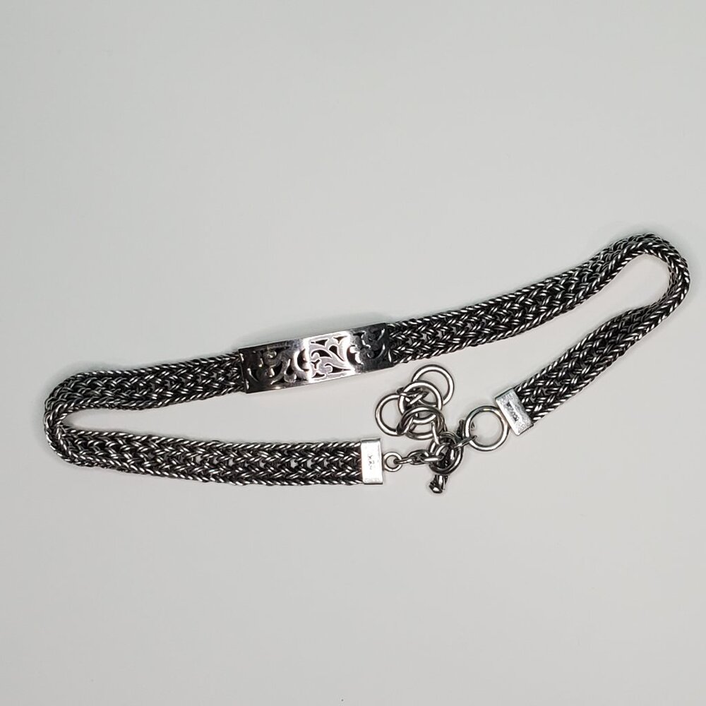 Lois Hill Choker Woven Chain Necklace - Picture 4 of 11